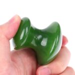 Mushroom Shape Jape Stone Gua Sha Massager Eye Face Jade Body Massage Tool