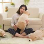 Cute Polar Bear Toys Bear Plush Stuffed Toys Long Pillow Home Decorations Birthday Gift to Girlfriend Kids Friends 35-110cm