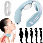 Men for Pain Relief Electric Pulse Neck Massage Neck Acupoints Lymphvity Massager Lymphatic Drainage Neck Massager