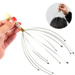 Metal Octopus Head Massager Scalp Massageador Tens massager for head Neck Equipment Stress Release Relax Massage Body Massager