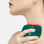 Neck Massager  Arrival Facial Massage Skin Firming Wrinkle Removing Vibration Cold Hot Compress LED EMS Therapy