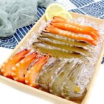Simulation Red Green Prawns Model Home Decor Fake Food Shrimp Children Play Kitchen Toys