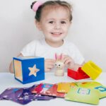 Wooden Puzzle Box with Secret Bunny Boo Hide and Seek Magic Game Brain Teaser Wooden Toys Puzzles Boxes Kids Wood Toy Gifts