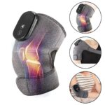 Wireless Heating Vibration Massager Built in Battery Portable Heat Knee Massager Far Infrared Joint Brace Support Back Shoulder
