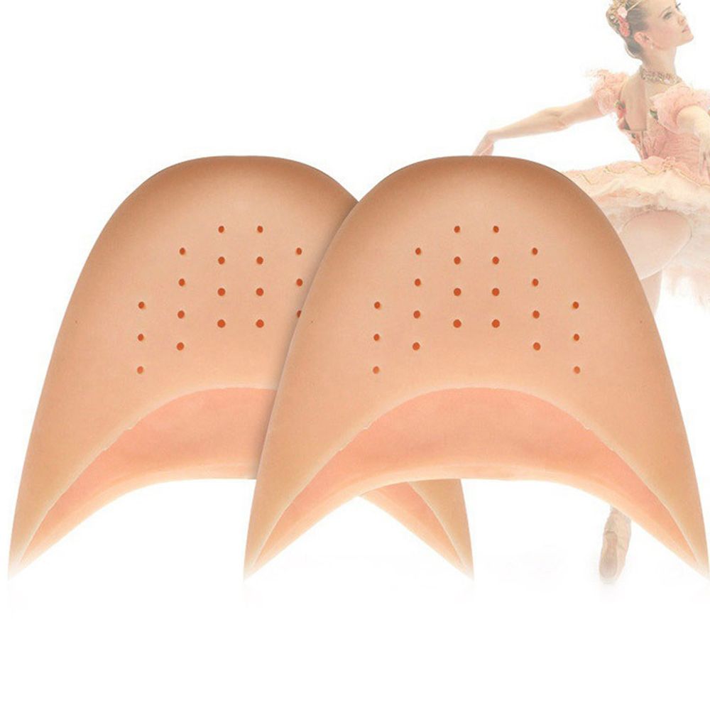 Foot Point Pads for Ballet Dance Shoes Tip Protector with Air Hole Sole Shock Absorbing Inserts Silicone Foot Care Tools 2