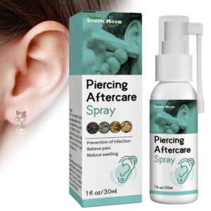 Piercing Aftercare Spray | Effective Earring Cleaning Solution | Cleaning Supplies to Cleanse and Soothe Swelling Irritated Skin 1