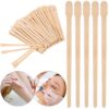 Woman Wooden Hair Removal Stick Disposable Depilation Spatula Wax Sticks Wood Face Eyebrows Waxing Spatula Beauty Tool 1