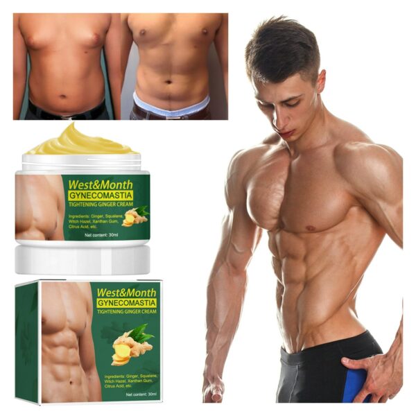 SoliPac Gynecomastia Tightening Ginger Cream Firming Ginger Cream Breast Firming Cream Down Cellulite 1