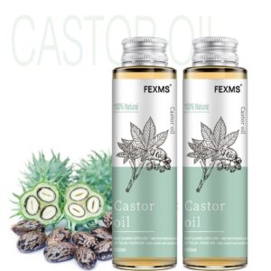 Pure And Castor Oil For Hair Growth, Eyelashes And Eyebrows - Carrier Oil For Essential Oils, Aromatherapy And Massage 1