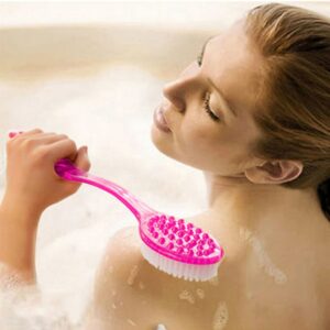Bath Brush Back Shower Brushes With Handle Exfoliating Scrub Skin Massager Exfoliation Bathroom Brush 1