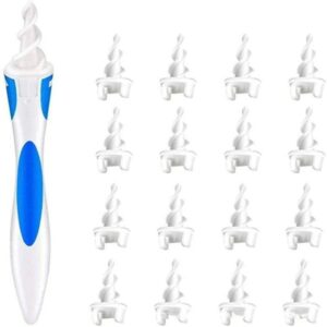 Ear Cleaner Ear Wax Cleaning Kit 16pcs Spiral Silicon Ear cleaning Care Tools Ear Beauty Health Ear Pick Earwax Removal Tool 7