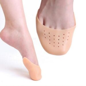 Foot Point Pads for Ballet Dance Shoes Tip Protector with Air Hole Sole Shock Absorbing Inserts Silicone Foot Care Tools 1