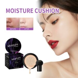 West Month Mushroom Head Air Cushion CC Moisturizing Concealer Natural Repairing Isolation Long-lasting Makeup Cream Face 1