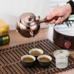 Stainless Steel Gongfu Tea Kettle With Induction Cooker Flat Bottom Pot Is Suitable For Brewing Hot Coffee Tea