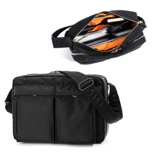 Men Nylon Small Messenger Bag Trendy Diagonal Backpack Chest Bag Light Boy Casual Travel Waterproof Shoulder Bag
