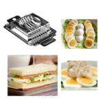 Kitchen Accessories Egg Slicers Chopper Stainless Steel Fruit Salad Cutter Egg Tools Manual Food Processors Kitchen Tool Gadgets