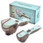 Adjustable Measuring Spoons with Box Multifunctional Markings Magnetic Scoop Teaspoons