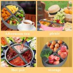 Slow Cooker Divider, Silicone Slow Cooker Liner BPA Free, Dishwasher Safe Fit , crockpot 6 quart slow cooker