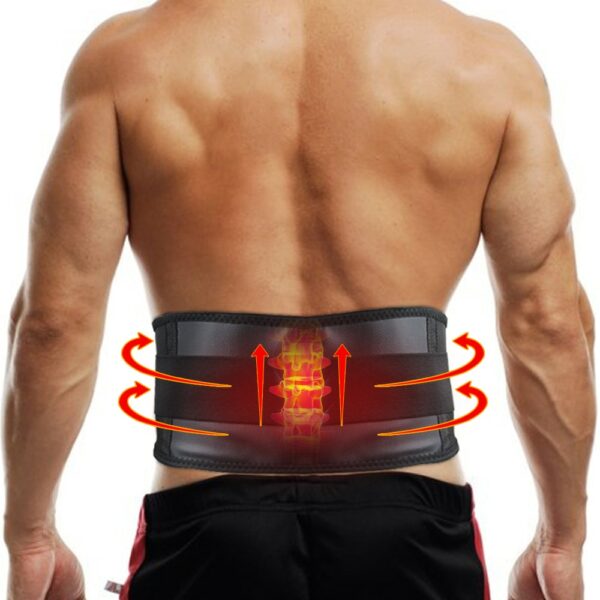 Adjustable Waist Tourmaline Self Heating Magnetic Therapy Back Waist Support Belt Lumbar Brace Waist Bandage Health Care 1