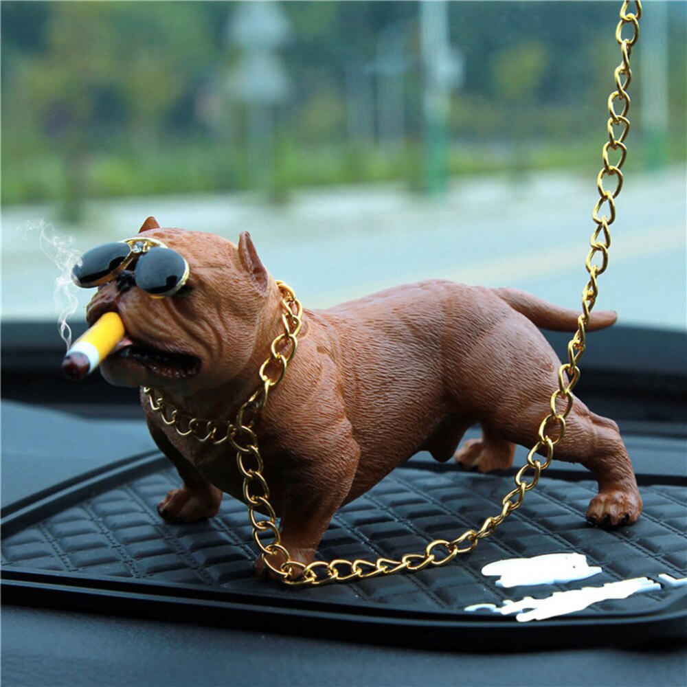 Dog Car Interior Decoration Dashboard Ornament Fashion Funny Cute Home Decoration Auto Accessories No Base 3