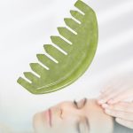 Natural Jade Stone Guasha Tools Massage Comb Body Acupuncture Stick Beauty Health Gouache Scraper Massager Face 1