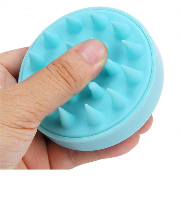 Hair Scalp Massager Shampoo Brush Soft Silicone Shampoo Brush Massage Shampoo Brush Clean Scalp Bath Comb Scalp Beauty Health