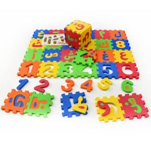Puzzle Mats Digital Learning Arabic Letters Educational Toys 36 Pieces Newborn Educational Toys for Kids Jigsaw Puzzle 4