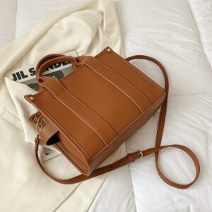 Leather Tote Crossbody Bags for Women Designer The Tote Bag Women Handbags Casual Shoulder Bag Brands Shopper Purses 1