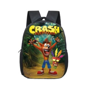 Game Crash Bandicoot Kindergarten Infantile Small Backpack for Kids Baby Cartoon School Bags Children Gift 1