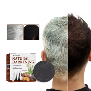 Hair Darkening Soap Shampoo Bar Fast Effective Repair Gray White Color Dye Body Natural Organic Conditioner Beauty Health