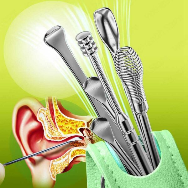 Ear Cleaner Kit Ear Pick Removal Tool Ears Cleaning For Personal Ear wax Cleaner Remover Beauty Health Care Tool 1