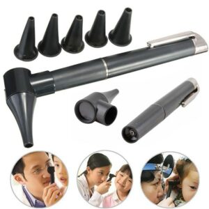 Otoscope Set Penlight Ear Health Care Medical Equipments Flashlight Magnifying Len 1