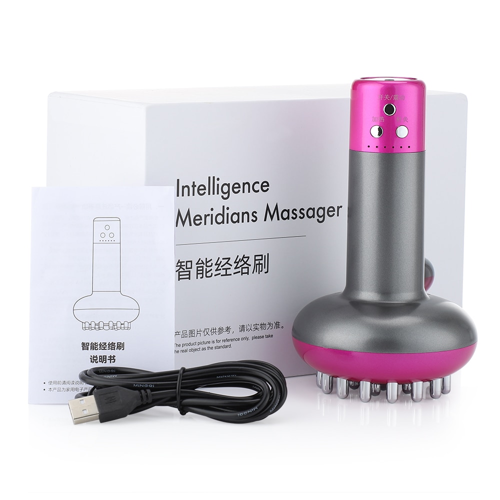 Massage Brush Microcurrent Anti Cellulite Guasha Physiotherapy Apparatus Beauty Health 7