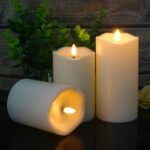 Remote Control LED Flameless Candle Lights New Year Candles Battery Powered Led Tea Lights Easter Candle With Packaging