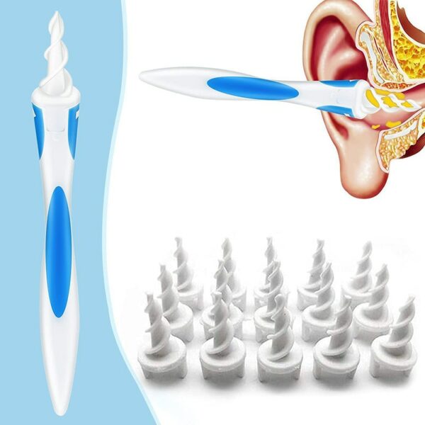 Ear Cleaner Ear Wax Cleaning Kit Spiral Silicon Ear cleaning Care Tools For Ear Beauty Health Ear Pick Earwax Removal Tool 1