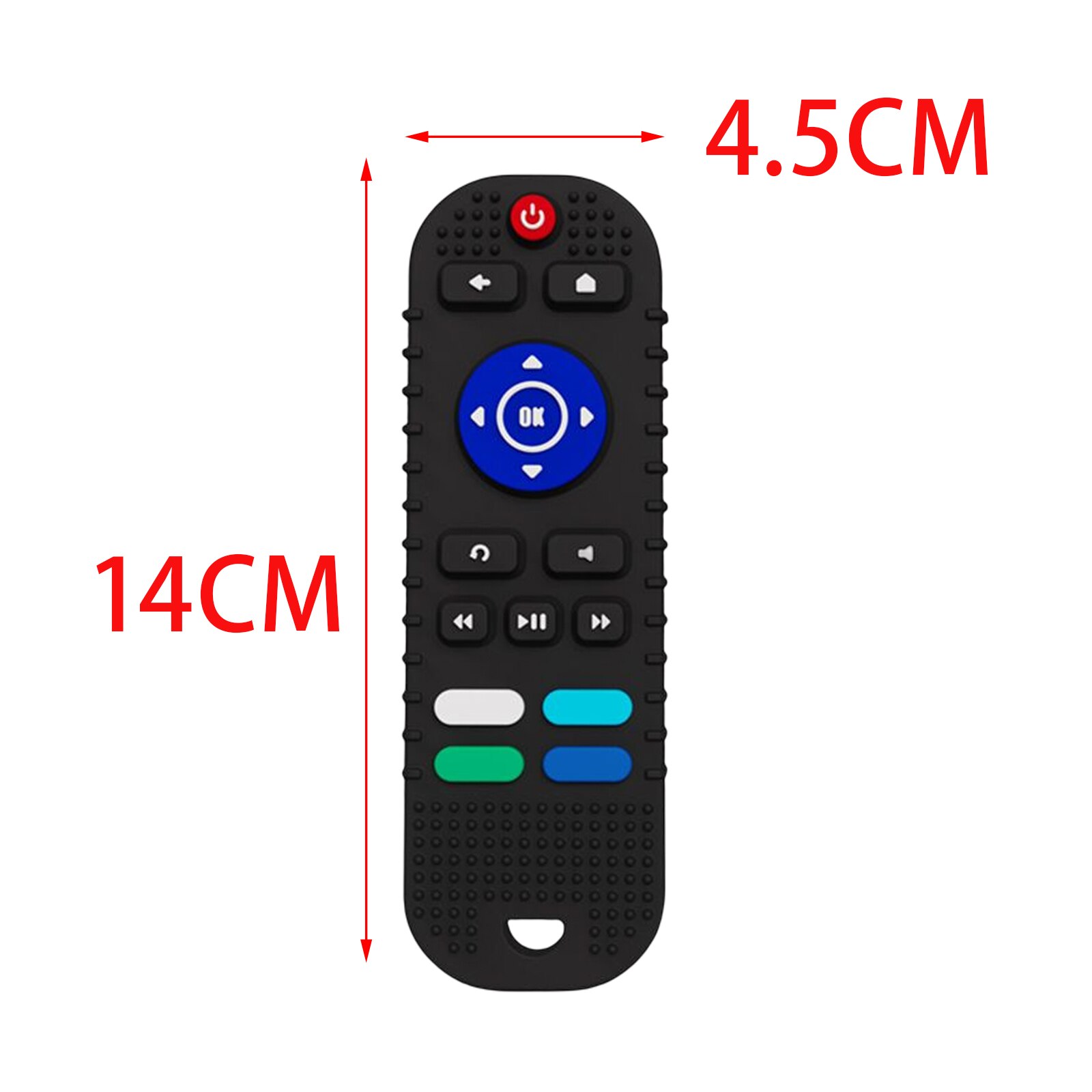 Silicone Baby Teething Toys Chewing Toy TV Remote Control Shape for Girls Baby Toddler Early Educational Sensory Development Toy 3