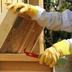 Beekeeping Gloves Protective Sleeves Breathable Anti Bee/Sting Sheepskin Long Gloves For Beekeeper Beekeeping Tools