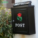 Outdoor Street Garden Newspaper Post Letter Box Wall Mailbox for Outside House