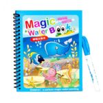 Reusable Coloring Book Magic Water Drawing Book Painting Drawing Toys Sensory Early Education Toys for Kids