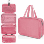Large Hanging Hook Toiletry Bag Travel Folding Waterproof Handbag Makeup Cosmetic Razor Storage Organizer Case Bathroom Supplies