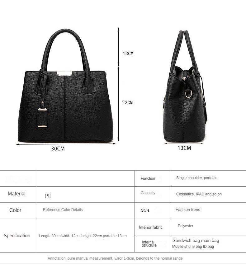 Handbags Ladies Large Tote Bag Female Square Shoulder Bags Bolsas Femininas Sac New Fashion Crossbody Bags