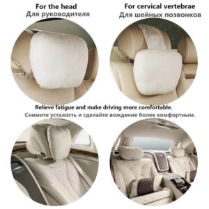 Neck Support Seat / Maybach Design S Class Soft Universal Adjustable Car Pillow Neck Rest Cushion 1