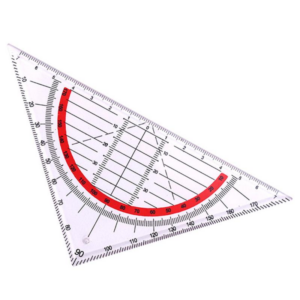 Functional Plastic Triangle Ruler Patchwork Measurment Kids School For Patchwork Angle Tools Stationery Ruler