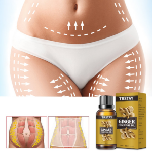 Natural Ginger Oil Thin Leg Waist Fat Burner Anti Aging Plant Essential Oil Promote Metabolism Full Body Slim Massage Oils