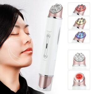 Eye Messager RF Radio Mesotherapy Electroporation Beauty Pen EMS Frequency LED Face Lifitng Skin Rejuvenation Wrinkle Remover 1