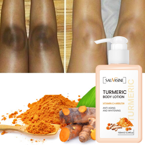 Whitening Cream Turmeric Body Lotion Anti Aging Long-lasting Moisturizing Smooth Skin Lightening Cream for Dark Skin