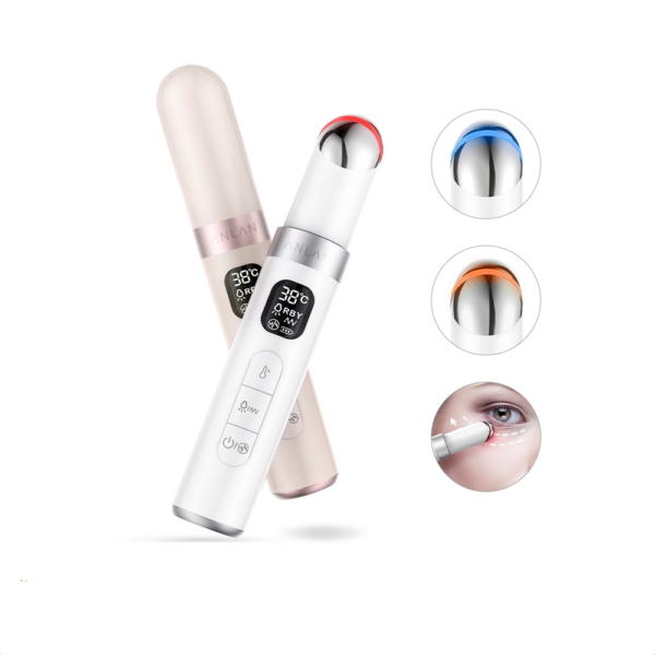 Electric Eye Massager Eye Skin Lift Anti Age Wrinkle Skin Care Tool Vibration 45℃ Hot Massage Relax Eyes Photo Therapy