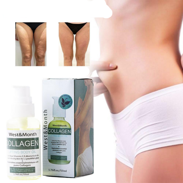 Collagen Lifting Body Oils Firming Slimming Tightening Breast Buttock Moisturizing Shape Abdomen Skin Repair Slim Down Care Oil