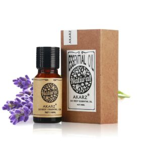 AKARZ Lavender Essential Oil Natural Aromatherapy Acne Scar Repair Help Sleep Skin Care Slimming Lavender Oil 1