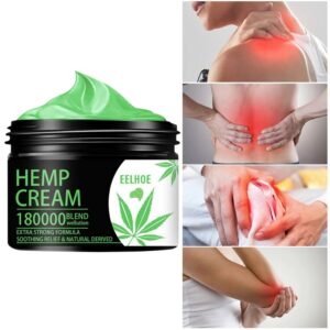 Natural Hemp Balm Ointment Pain Relief Rheumatoid Arthrit Joint Neck Back Body Muscle Massage Cream for Whole Body 1